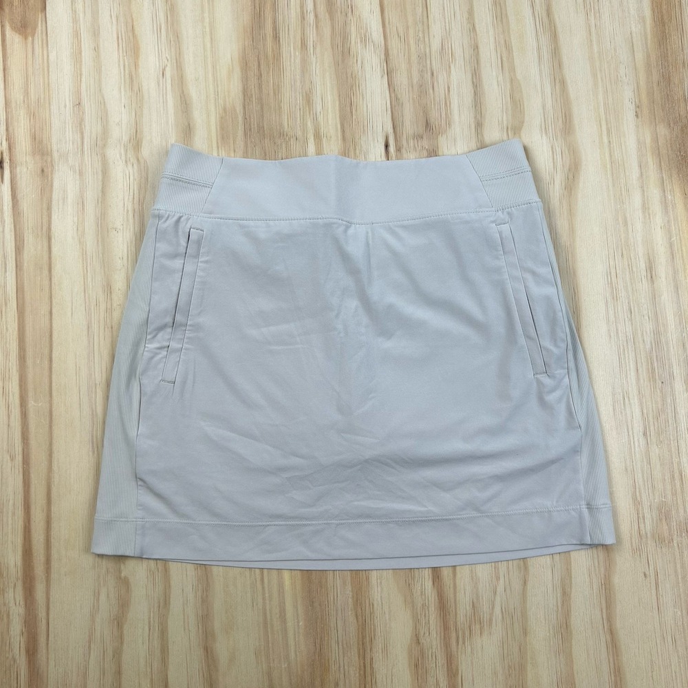 Athleta Womens Size 8 Gray Stretch Tennis Skort Athletic Performance